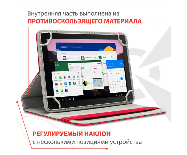 Чохол для планшета Airon Універсальний Premium 7-8 red